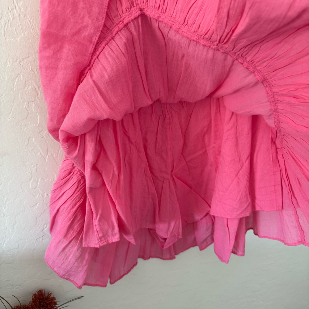 Chelsea & Violet -Pink Ruffle Romper - Picture 3 of 4